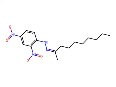 2-Decanone, (2,4-dinitrophenyl)hydrazone structure