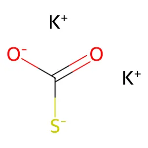 硫代碳酸钾 structure