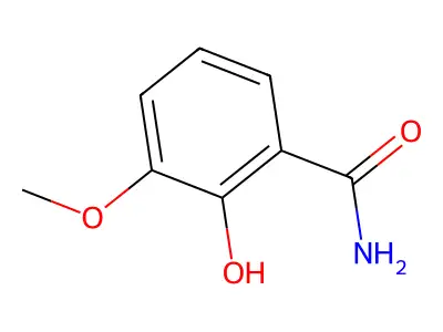 2-Hydroxy-3-methoxybenzamide structure