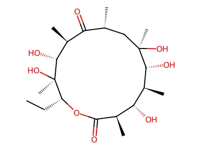 Erythronolide A structure