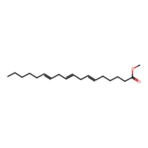6,9,12-Octadecatrienoic acid, methyl ester structure
