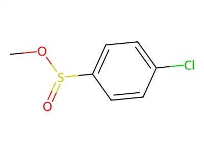 Methyl 4-chlorobenzenesulfinate structure