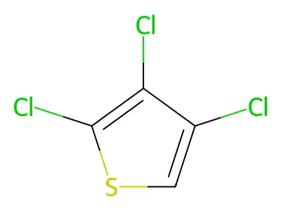 2,3,4-Trichlorothiophene structure