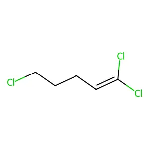 1-Pentene, 1,1,5-trichloro- structure