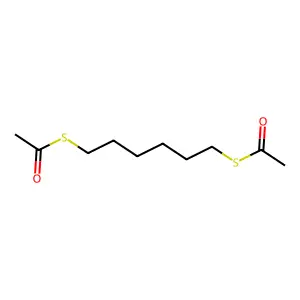 硫代乙酸S,S'-六亚甲基二酯 structure