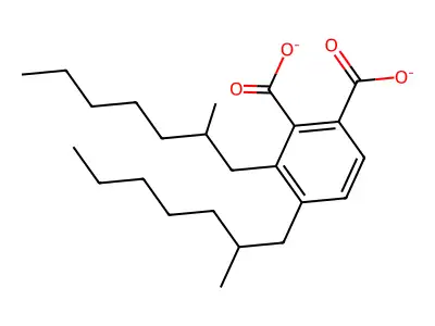 Bis(2-methylheptyl)phthalate structure