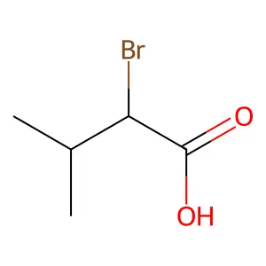 alpha-Bromoisovaleric acid, (R)- structure