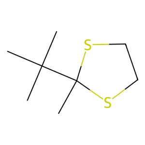 2-叔丁基-2-甲基-1,3-二硫杂环戊烷 structure