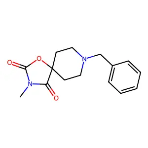 8-Benzyl-3-methyl-1-oxa-3,8-diazaspiro[4.5]decane-2,4-dione structure