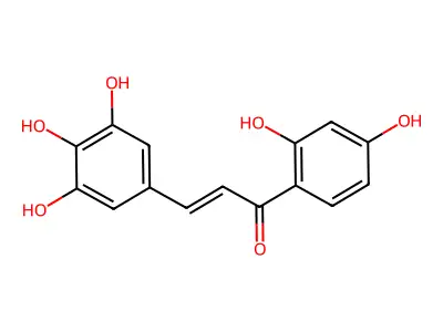 1-(2,4-Dihydroxyphenyl)-3-(3,4,5-trihydroxyphenyl)prop-2-EN-1-one structure