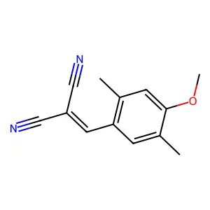 2-[(4-Methoxy-2,5-dimethylphenyl)methylidene]propanedinitrile structure