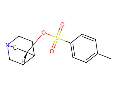 (3R)-1-azabicyclo[2.2.2]octan-3-yl 4-methylbenzene-1-sulfonate structure