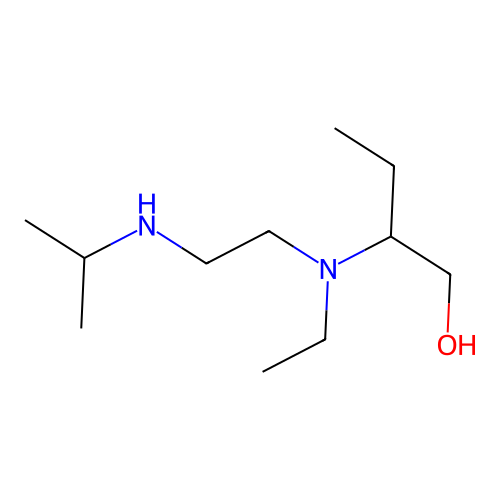 2-[Ethyl-[2-(isopropylamino)ethyl]amino]butan-1-ol structure