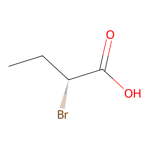 alpha-Bromobutyric acid, (R)- structure