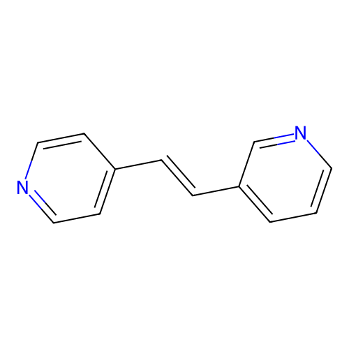 (E)-3-(2-(4-Pyridyl)vinyl)pyridine structure