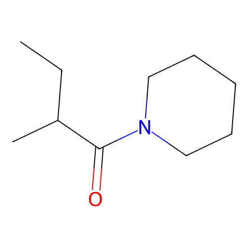 1-(2-Methylbutyryl)piperidine structure