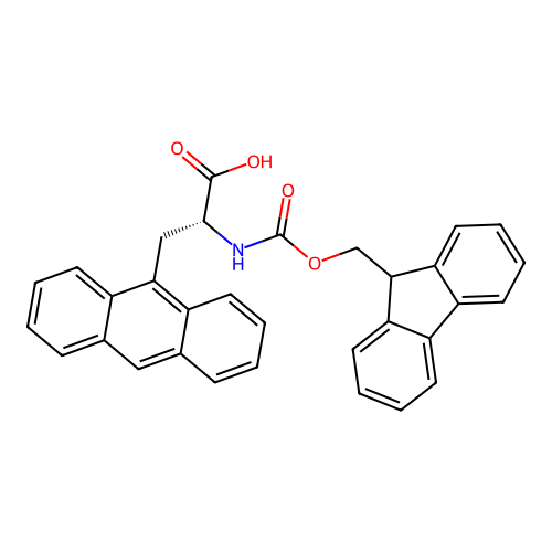 Fmoc-3-(9-anthryl)-D-alanine structure