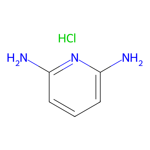 2,6-Diaminopyridine, monhydrochloride structure