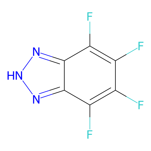 4,5,6,7-tetrafluoro-2H-benzotriazole structure