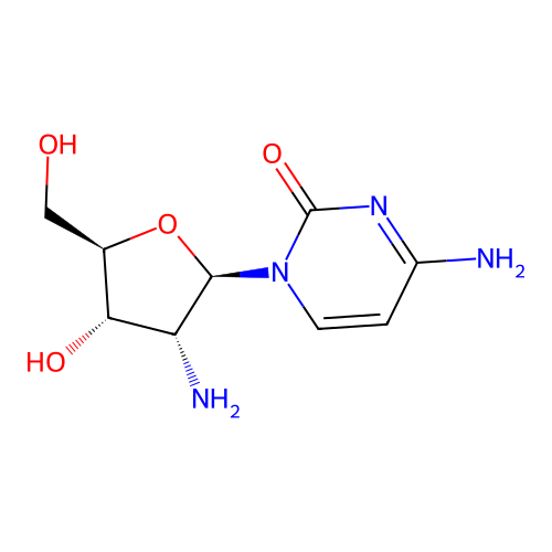 2'-Amino-2'-deoxycytidine structure