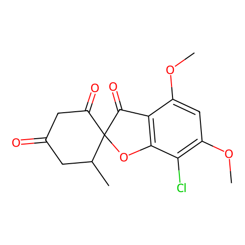 灰黄霉酸 structure