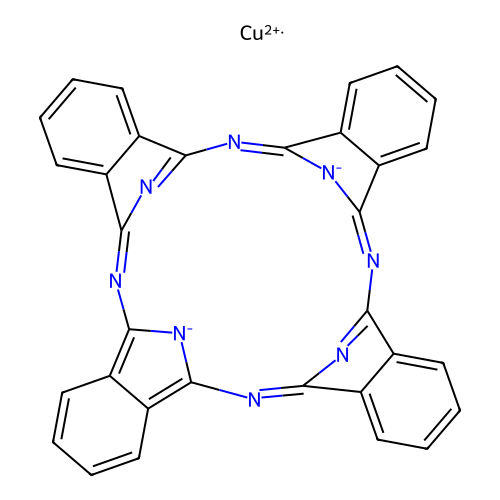 酞菁蓝 structure