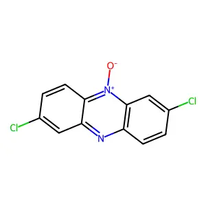 2,7-Dichloro-5-oxidophenazin-5-ium structure
