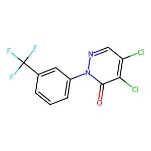 4,5-Dichloro-2-(3-(trifluoromethyl)phenyl)pyridazin-3(2H)-one structure