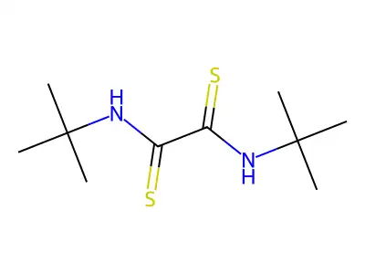 Oxamide, N,N'-di-tert-butyldithio- structure