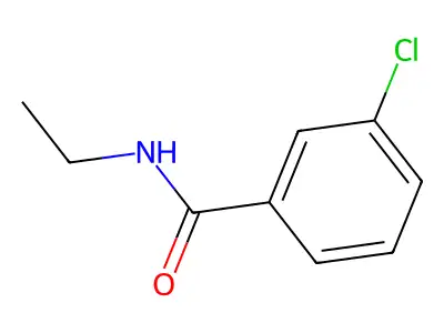 3-chloro-N-ethylbenzamide structure