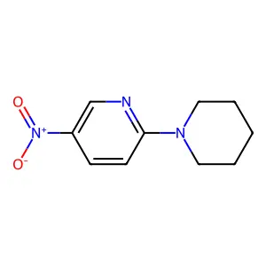 5-Nitro-2-piperidinopyridine structure