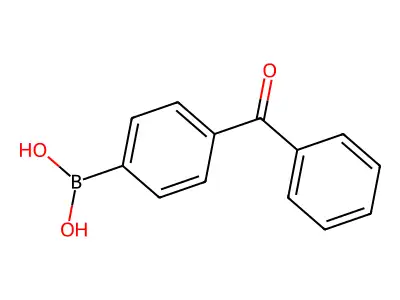 4-Benzoylbenzeneboronic acid structure