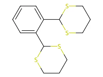 2-[2-(1,3-Dithian-2-yl)phenyl]-1,3-dithiane structure
