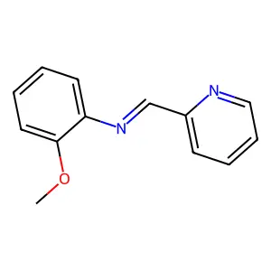 Benzenamine, 2-methoxy-N-(2-pyridinylmethylene)- structure