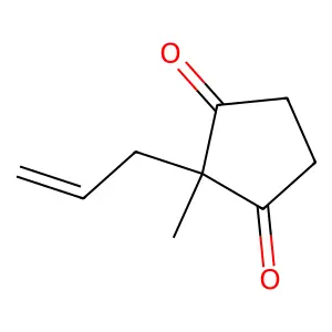 2-Allyl-2-methyl-1,3-cyclopentanedione structure