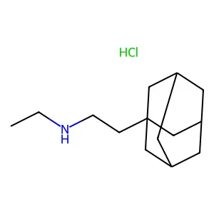 Adamantane, 1-(2-ethylaminoethyl)-, hydrochloride, hydrate structure