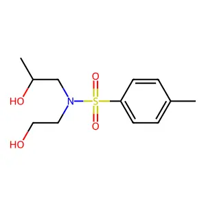 N-(2-羟乙基)-N-(2-羟丙基)-对甲苯磺酰胺 structure