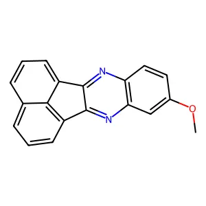 9-Methoxyacenaphtho[1,2-b]quinoxaline structure