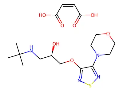rac Timolol Maleate structure
