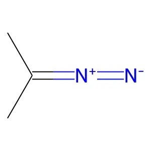 Propane, 2-diazo- structure