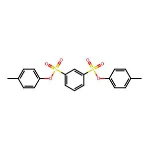 Bis(4-methylphenyl) benzene-1,3-disulfonate structure