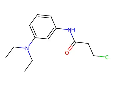 3-Chloro-N-(3-(diethylamino)phenyl)propionamide structure