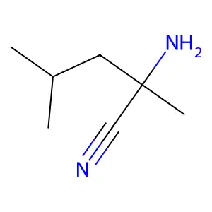 2-氨基-2,4-二甲基戊腈 structure