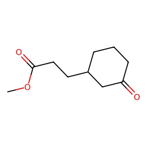 Methyl 3-(3-oxocyclohexyl)propanoate structure