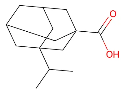 3-propan-2-yladamantane-1-carboxylic Acid structure