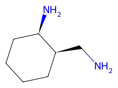 (1R,2R)-2-(aminomethyl)cyclohexan-1-amine structure