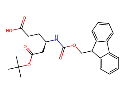 Fmoc-beta-D-HomoGlu-OtBu structure