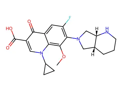 莫西沙星 structure