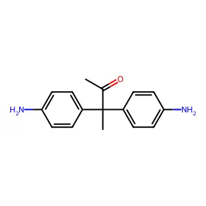 3,3-Bis(4-aminophenyl)-2-butanone structure