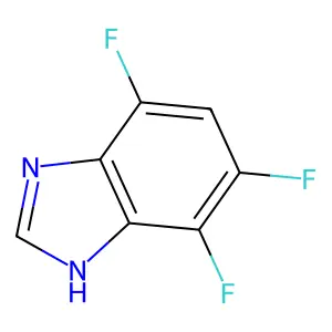 4,5,7-trifluoro-3H-benzoimidazole structure